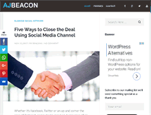 Tablet Screenshot of ajbeacon.com